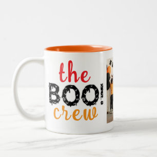 Taza Bicolor Fotos De La Familia De Boo Crew Halloween