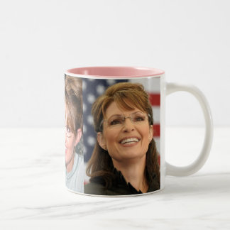 Taza Bicolor Fotos de Sarah Palin