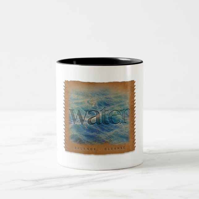 Taza Bicolor Four Elements - Water - Coffee Mug (Centro)