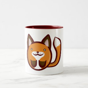 Taza Bicolor Fox de Chibi