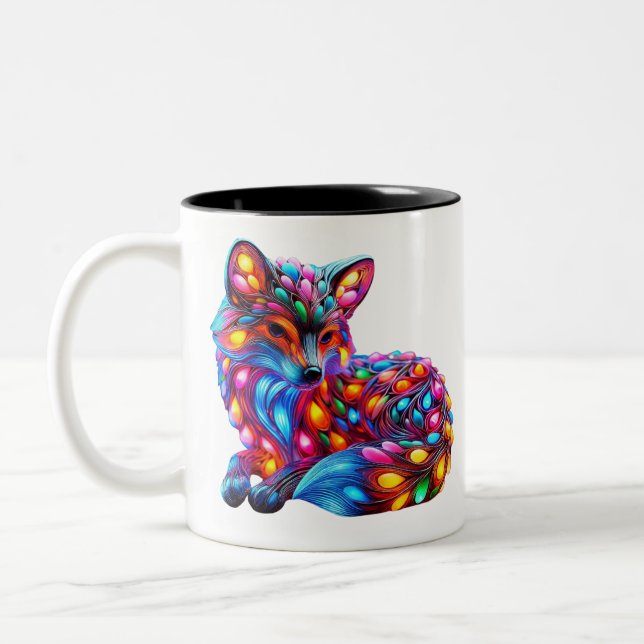 Taza Bicolor Fox fantástica (Izquierda)