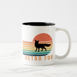 Taza Bicolor Fox retro