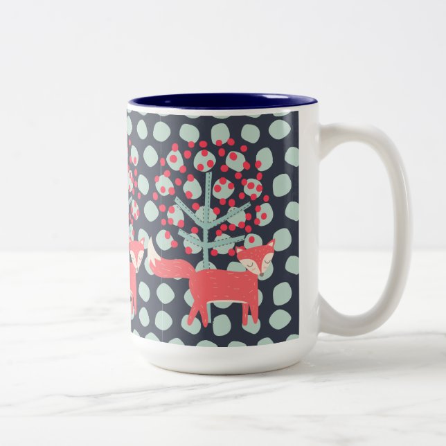 Taza Bicolor Fox retro (Derecha)