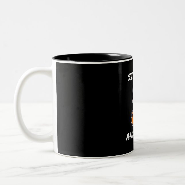 Taza Bicolor Fox Yoga Sit Back Y Relax (Izquierda)