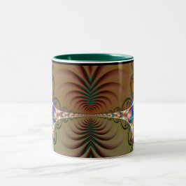 Taza Bicolor Fractal