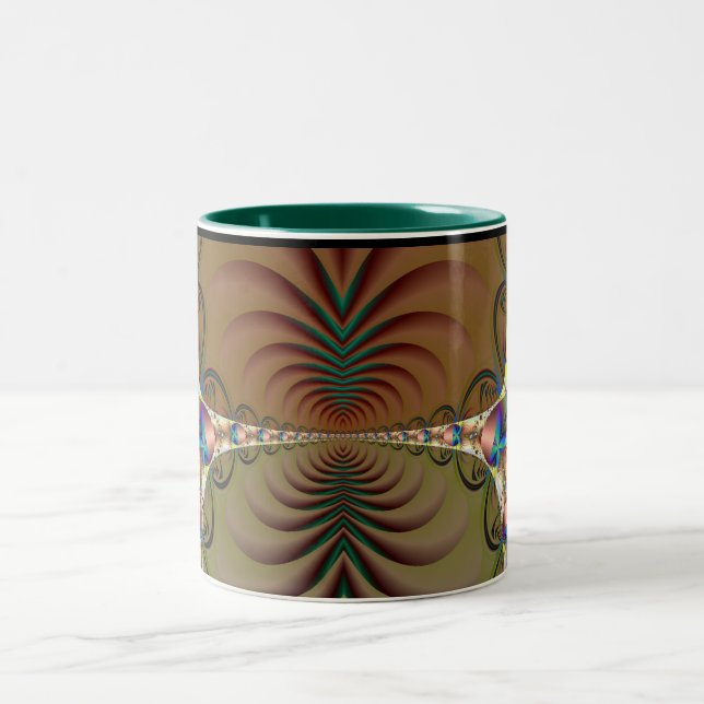 Taza Bicolor Fractal (Centro)