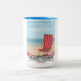 Taza Bicolor Fraisthorpe East Riding de Yorkshire, Inglaterra.