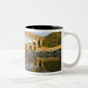 Taza Bicolor Francia, Aviñón. El acueducto romano Pont du Gar