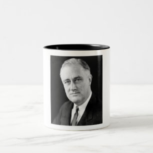 Taza Bicolor Franklin Delano Roosevelt