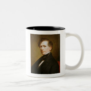 Taza Bicolor Franklin Pierce 14º Presidente