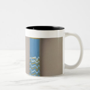 Taza Bicolor Frasco de kohl de la columna de la palma y