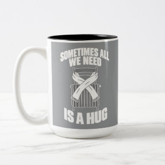 Taza Bicolor Frase de consuelo A veces todo lo que necesitamos