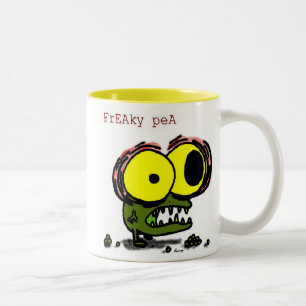 Taza Bicolor Freaky Pea Mug
