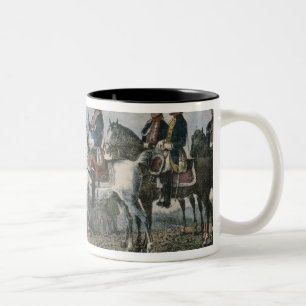 Taza Bicolor Frederick el grande con los granjeros
