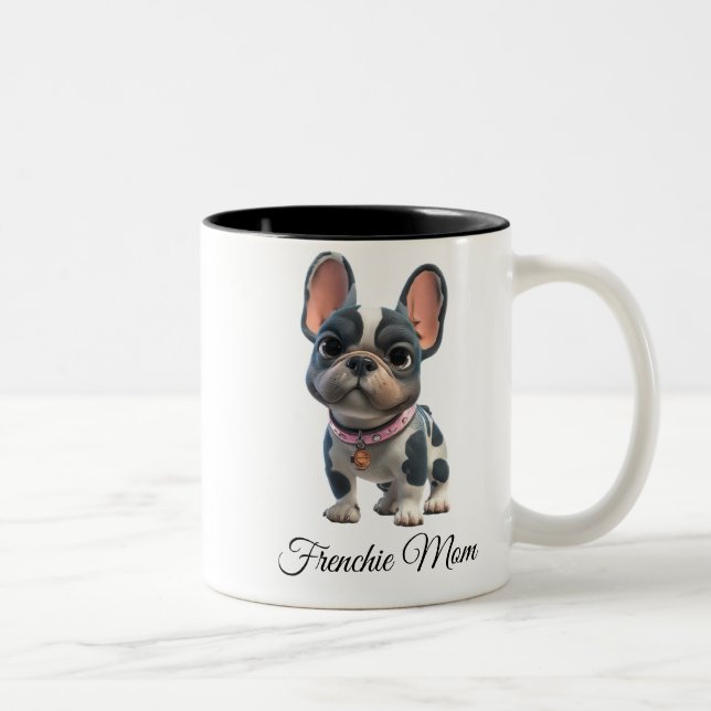 Taza Bicolor French Bulldog Frenchie Mom (Derecha)