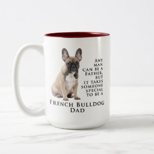 Taza Bicolor Frenchie Dad Mug