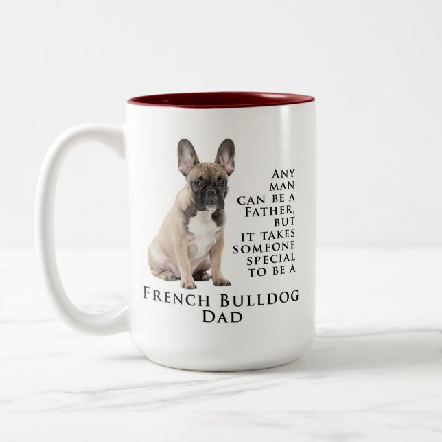 Taza Bicolor Frenchie Dad Mug (Izquierda)