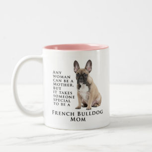 Taza Bicolor Frenchie Mom Mug