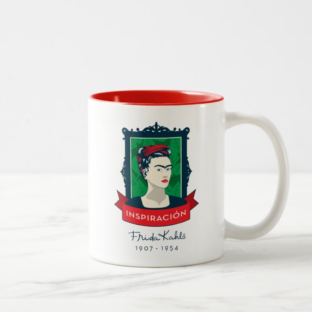 Taza Bicolor Frida Kahlo el | Inspiración (Derecha)