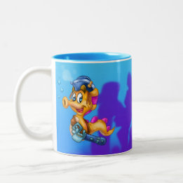 Taza Bicolor FriendFish lindo personalizado mug