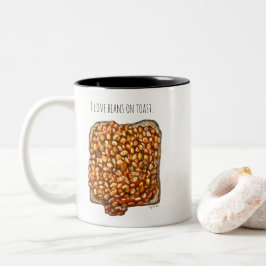 Taza Bicolor Frijoles en Tostada