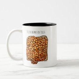 Taza Bicolor Frijoles en Tostada