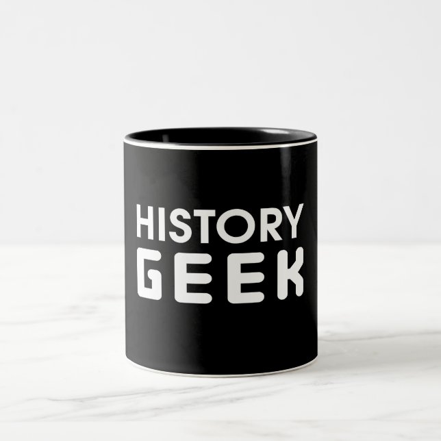 Taza Bicolor Friki de la historia (Centro)