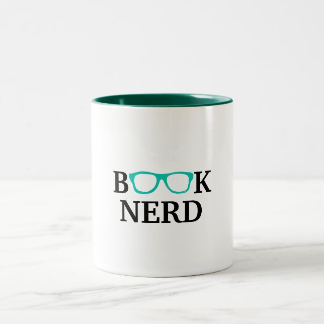 Taza Bicolor Friki de los libros (Centro)