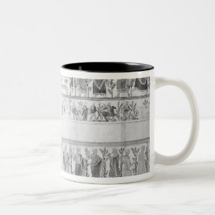 Taza Bicolor Friso del della Querciola de la gruta