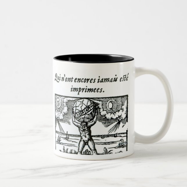 Taza Bicolor Frontispiece 'a las profecías (Derecha)