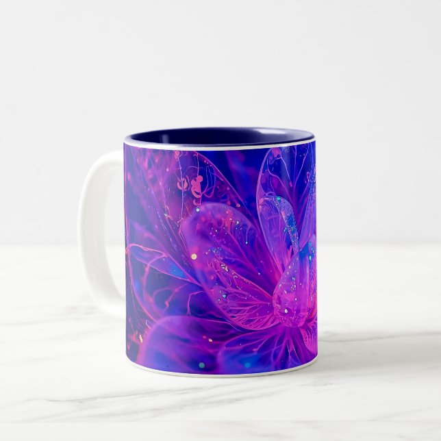 Taza Bicolor Frosted Glass Bloom (Anverso izquierdo)
