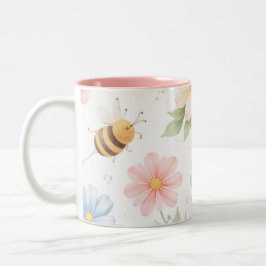 Taza Bicolor Frühluingshafte Tasse