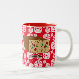 Taza Bicolor Fruitcake sonriente