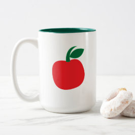 Taza Bicolor Fruta de manzana