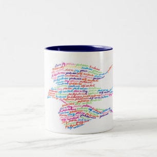 Taza Bicolor Fruta del alcohol