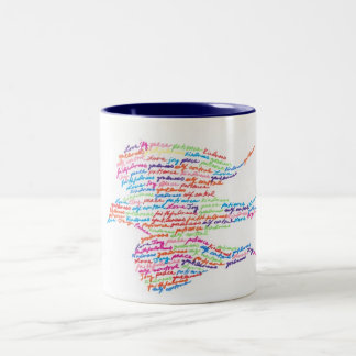 Taza Bicolor Fruta del alcohol