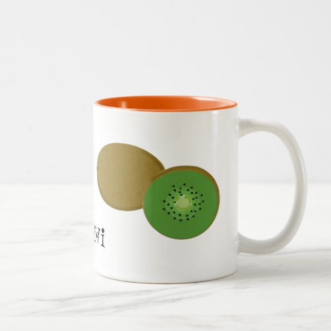 Taza Bicolor Fruta Kiwi (Derecha)
