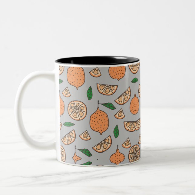 Taza Bicolor Frutas de cítricos (Izquierda)