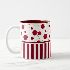 Taza Bicolor Frutos de cerezo Coffee Mug