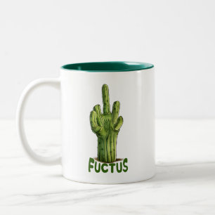 Taza Bicolor Fuctus, la traviesa planta