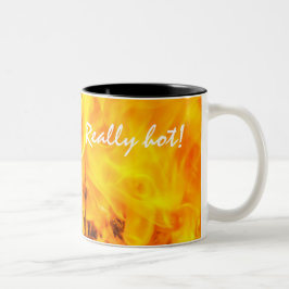 Taza Bicolor Fuego y llamas