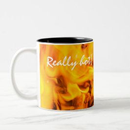 Taza Bicolor Fuego y llamas