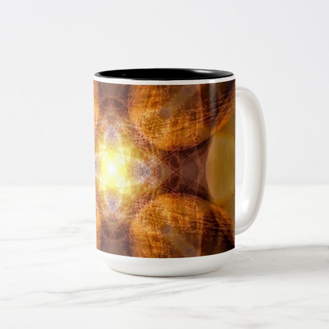 Taza Bicolor Fuego y luz (Anverso derecho)