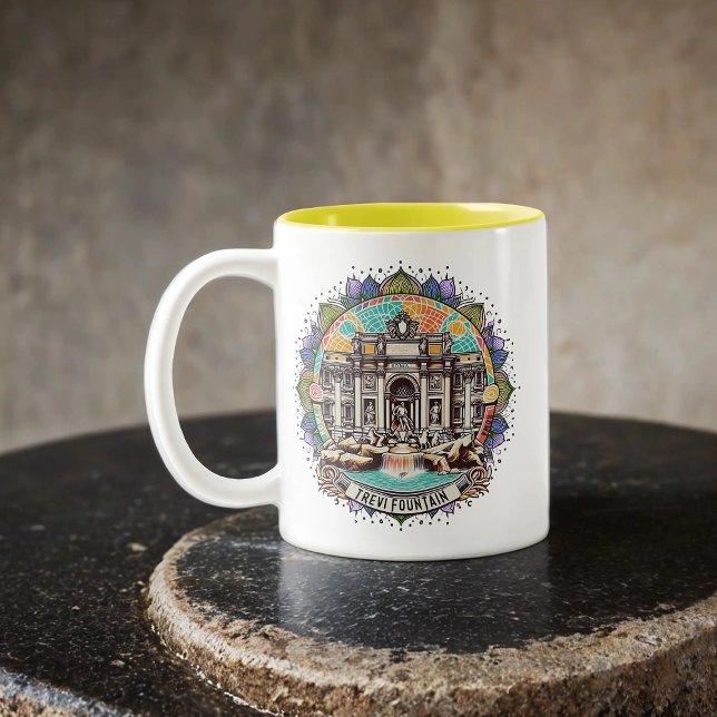 Taza Bicolor Fuente del Susurro Romaní (Subido por el creador)