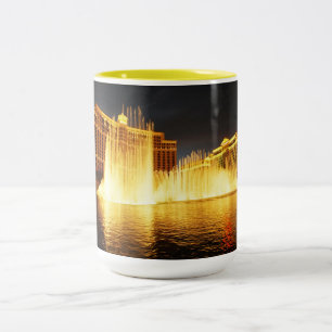 Taza Bicolor Fuente en Las Vegas