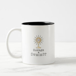 Taza Bicolor Fuente y Cumbre: Eucaristía Santa.