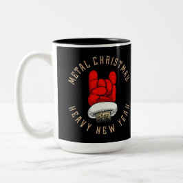 Taza Bicolor Fuertes Navidades Metalizado