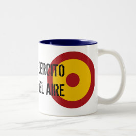 Taza Bicolor Fuerza aérea del español de EJERCITO DEL AIRE
