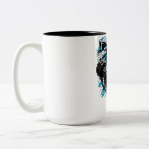 Taza Bicolor Fuerza de Tiburón – Gimnasio de Fisicoculturista d
