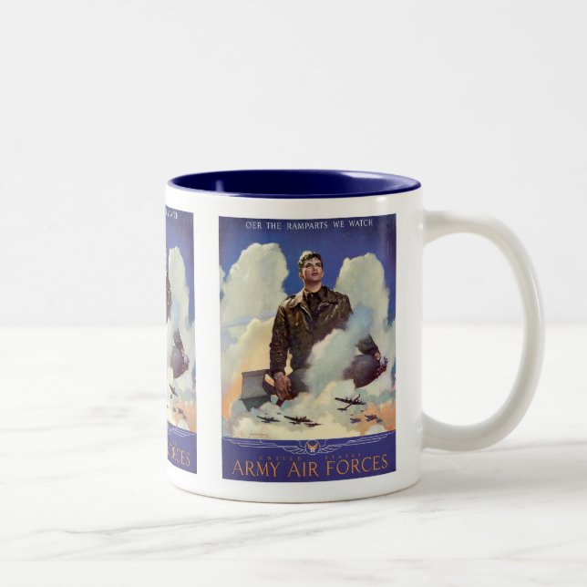 Taza Bicolor Fuerzas Aéreas del Ejército (Derecha)